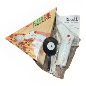 Vtg Regal Pizza Pal Electric Pizza Cutter #K7860C Unused Kitchen Made USA Retro